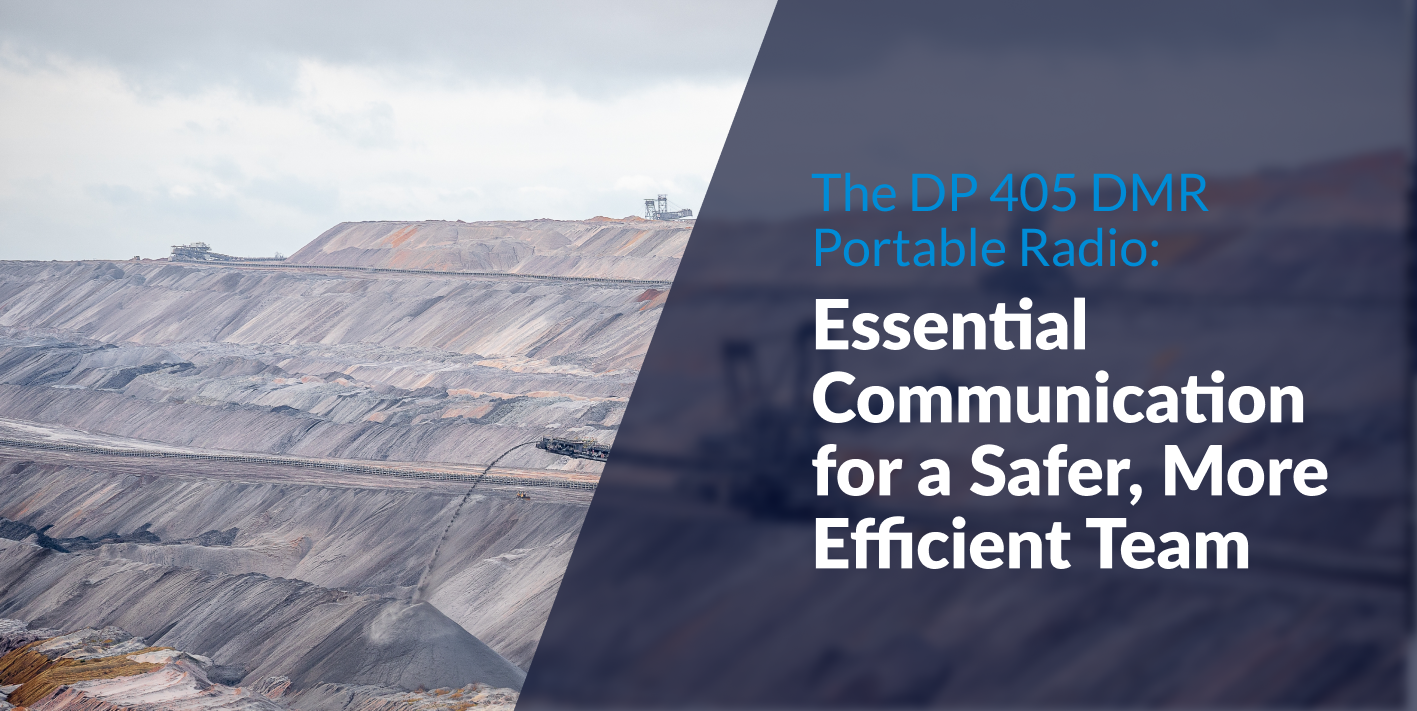 The DP 405 DMR Portable Radio: