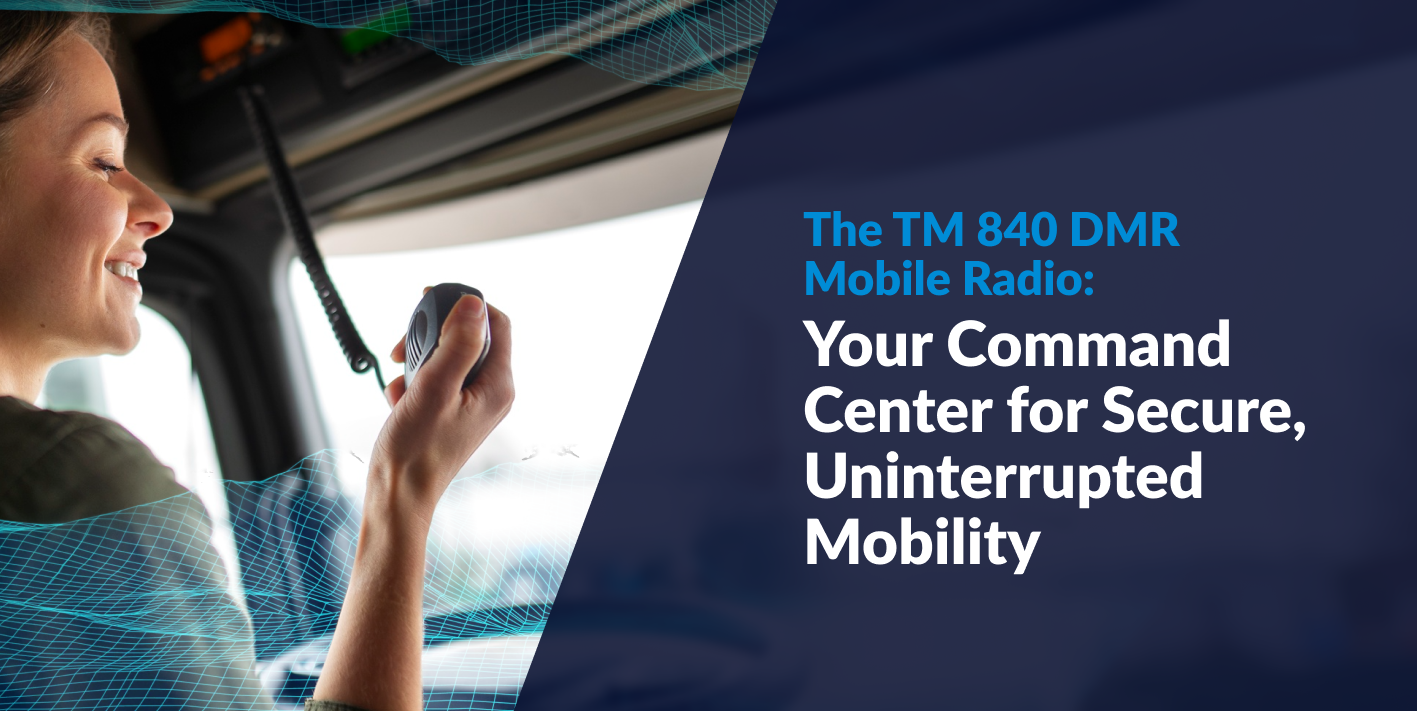 TM 840 DMR Mobile Radio